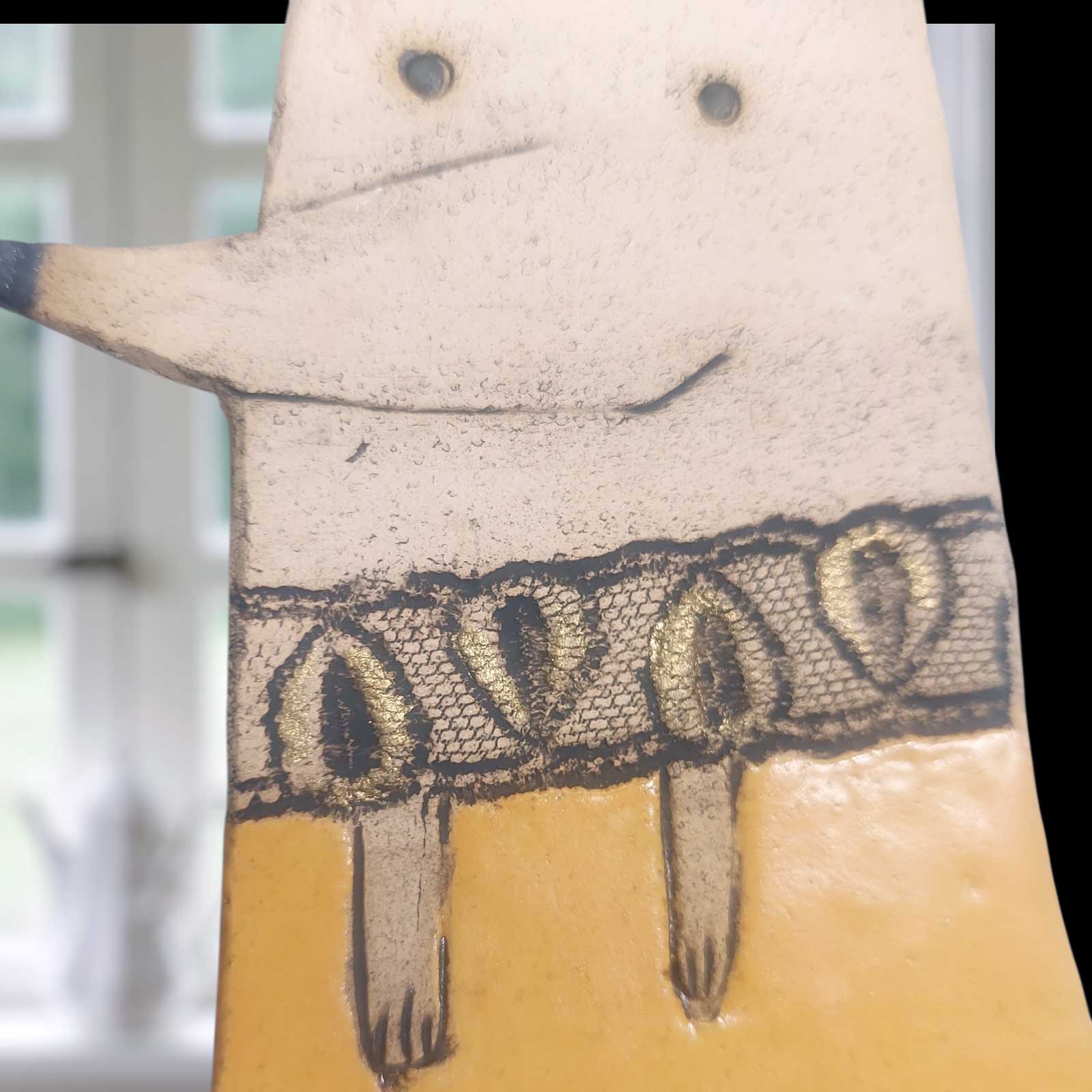 Gib acht auf den Fuchs – Keramik Deko Mobile Fensterschmuck – Bild 4